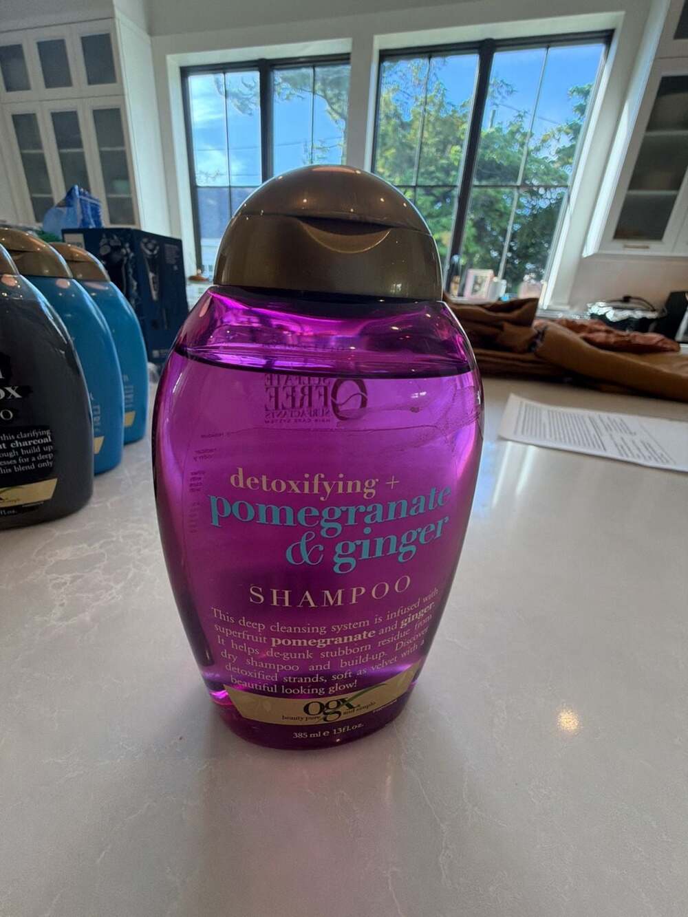OGX Detoxifying + Pomegranate & Ginger Shampoo 13 fl oz FAST TO SHIP!
